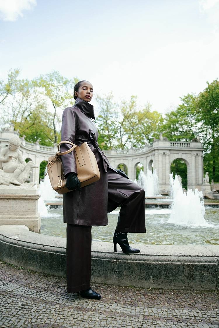 Sly 010 Elegante Marlene-Hose aus weichem Nappa-Leder Hotsell