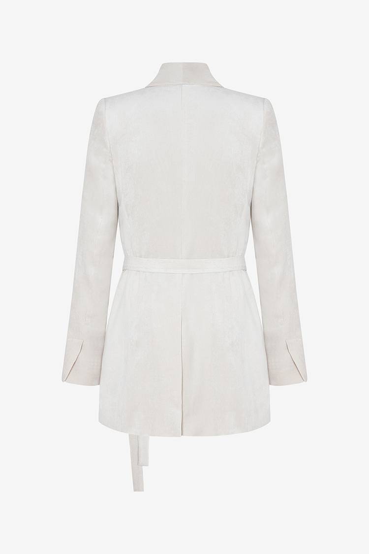Sly 010 Wickelblazer mit Gürtel aus weichem Viskose-Cord Schlussverkauf
