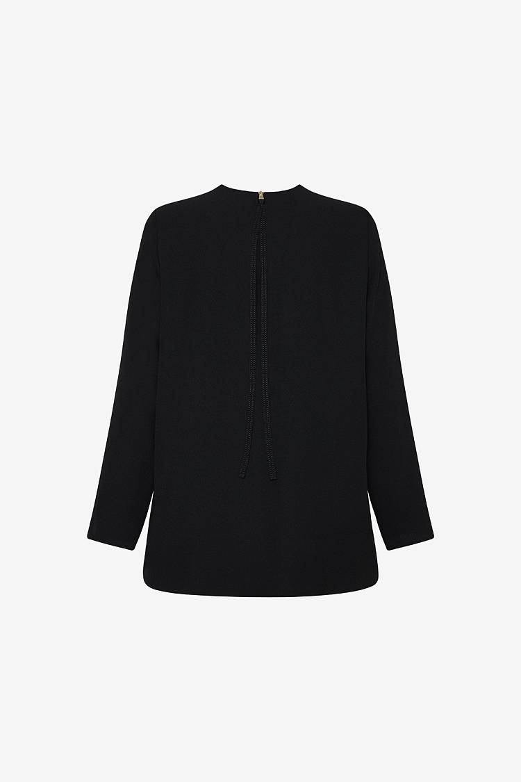 Sly 010 Elegantes geradliniges Top aus Crêpe Meist gekauft
