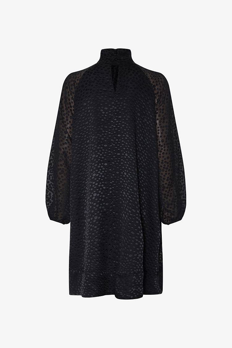 Sly 010 Polka Dot Kleid mit Stehkragen Verkauf