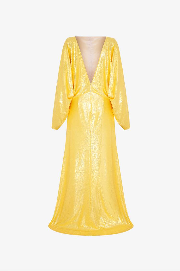 Sly 010 Bodenlanges Paillettenkleid Schlussverkauf