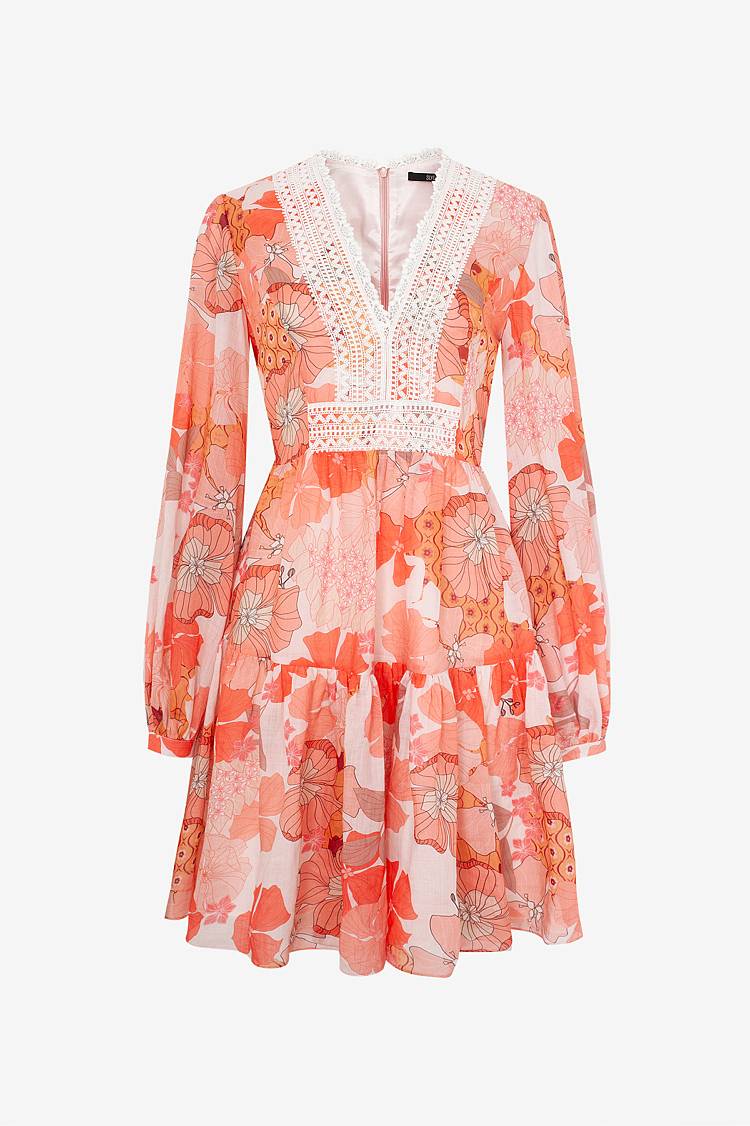 Sly 010 Blumenbedrucktes Kleid Outlet
