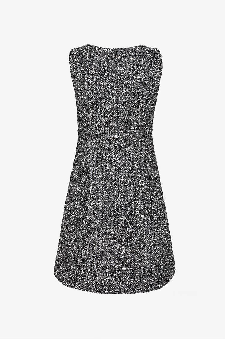 Sly 010 Feminines Kleid aus glitzerndem Tweed Fabrikverkauf