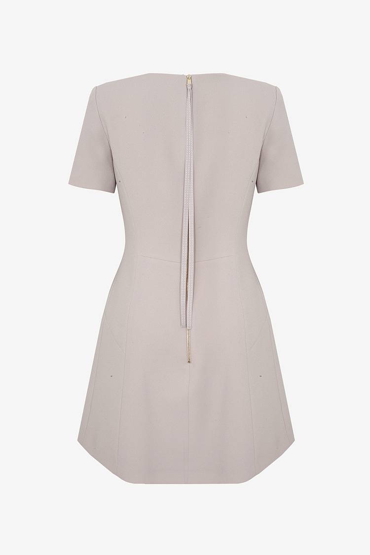 Sly 010 Kurzärmliges Kleid aus Baumwollgemisch Günstiger Verkauf