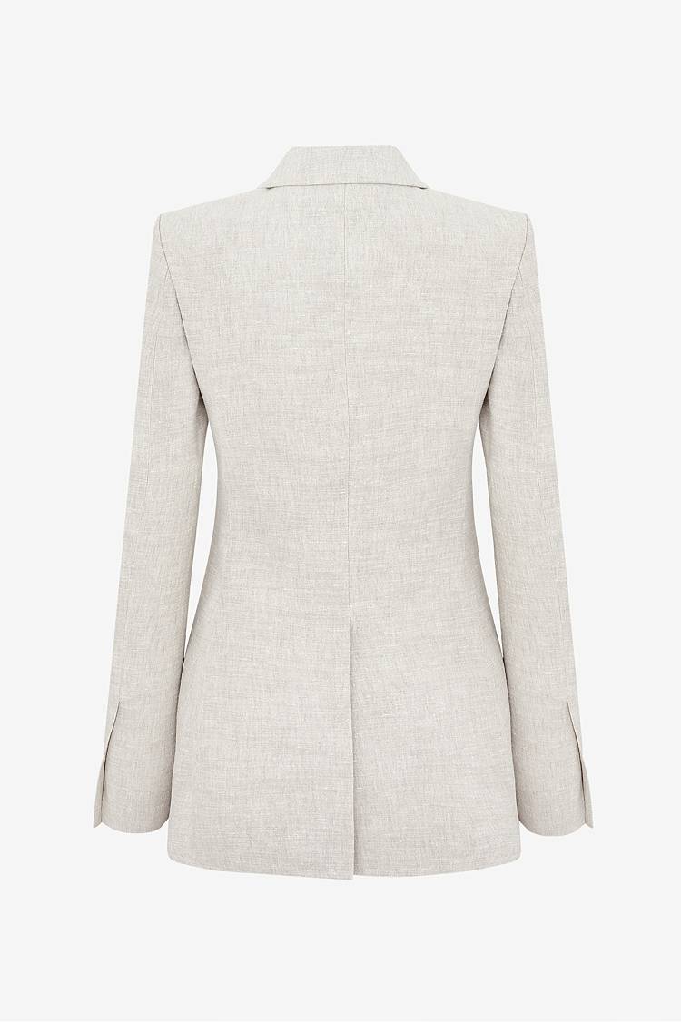 Sly 010 Taillierter Blazer aus Leinengemisch Auslauf