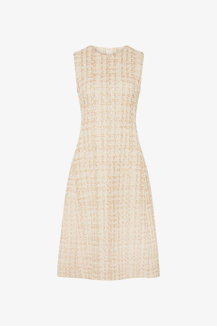Sly 010 Ärmelloses Tweed-Kleid Schlussverkauf