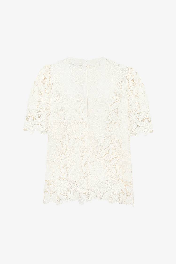 Sly 010 Kurzärmliges Spitzentop Hotsell