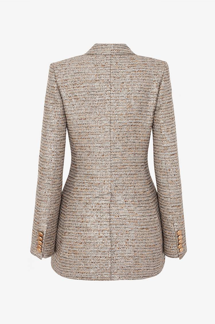 Sly 010 **Doppelreihiger Blazer aus Tweed** Schlussverkauf