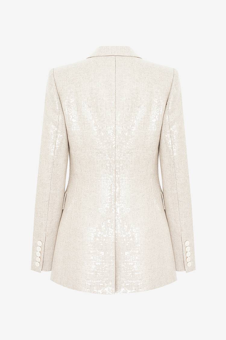 Sly 010 Langer Blazer mit Pailetten Outlet