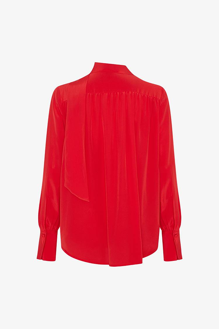 Sly 010 Seidenbluse mit Schluppe Hotsell