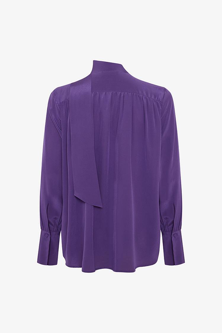 Sly 010 Bluse mit Schal-Detail Heißer Verkauf