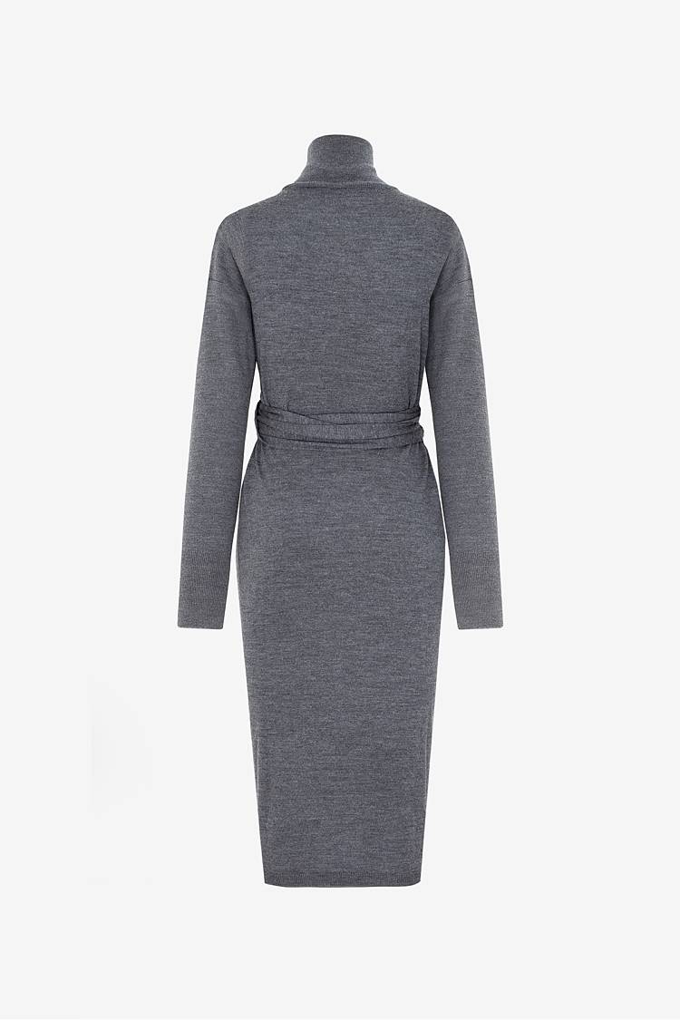 Sly 010 **Strickkleid mit Bindegürtel** im Angebot