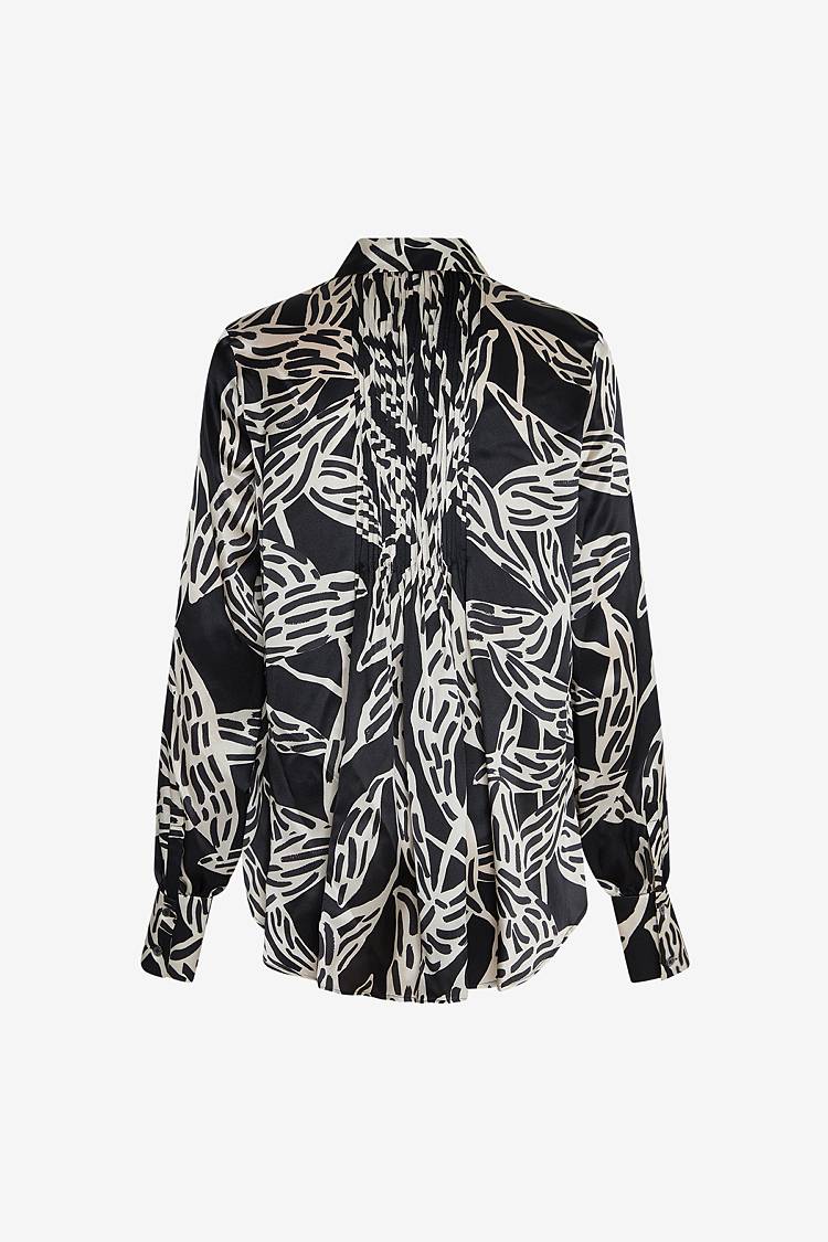 Sly 010 Seidenbluse mit floralem Print Angebote
