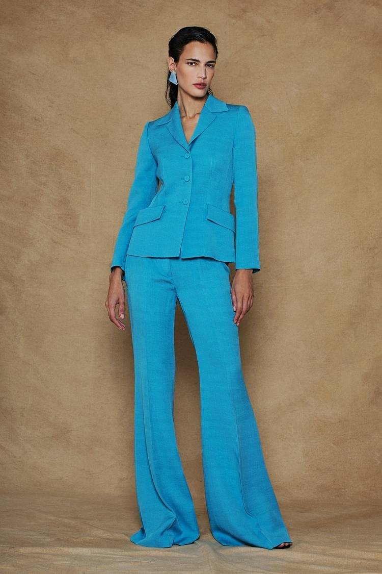 Sly 010 Einreihiger Blazer aus Crêpe-envers-Satin Hotsell