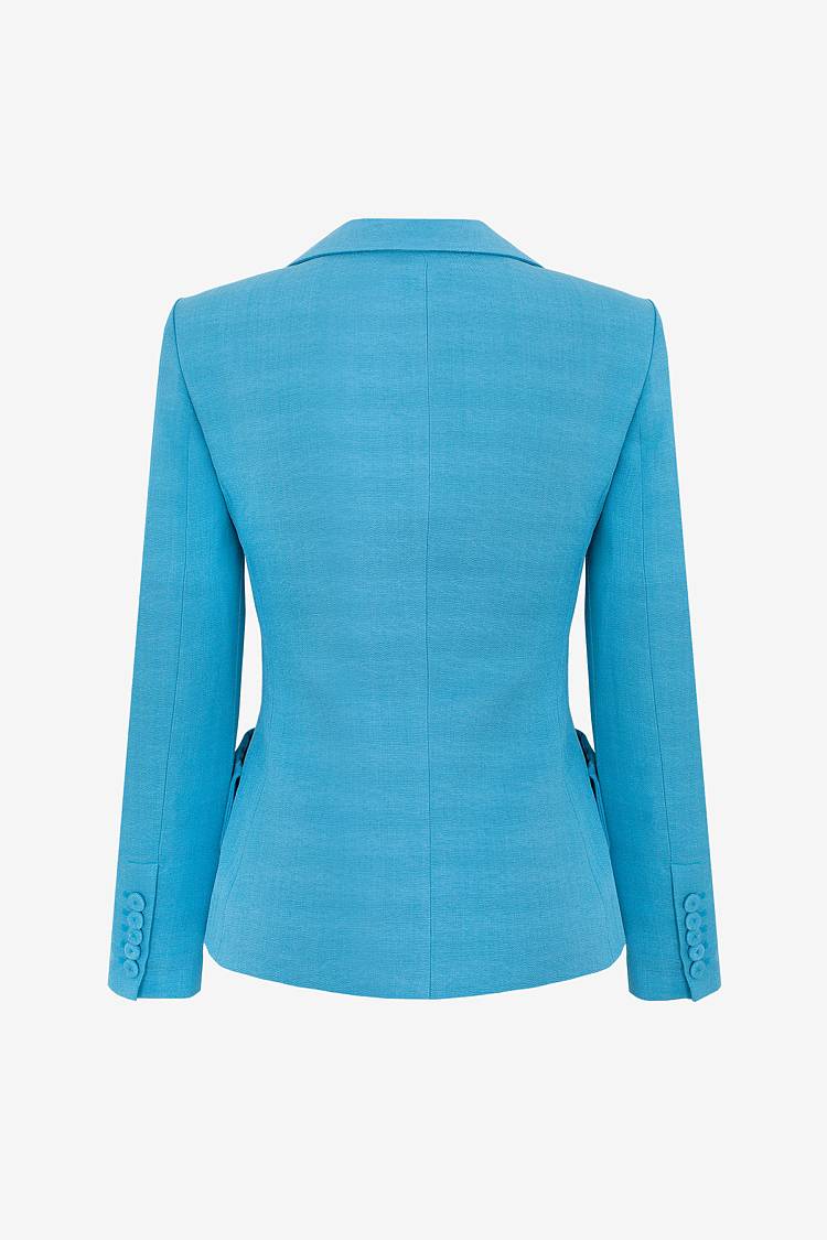 Sly 010 Einreihiger Blazer aus Crêpe-envers-Satin Hotsell