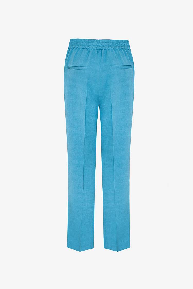 Sly 010 Schmal zulaufende Hose aus Crêpe-envers-Satin Schlussverkauf