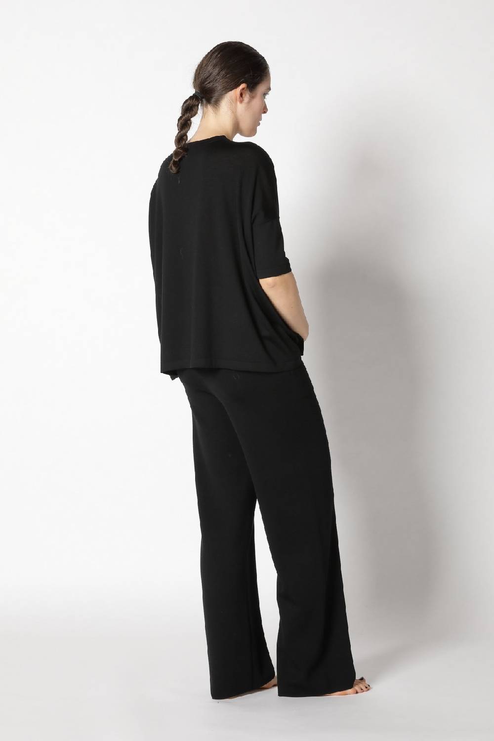 Sminfinity flowing cape jumper + milano palazzo pants im Angebot