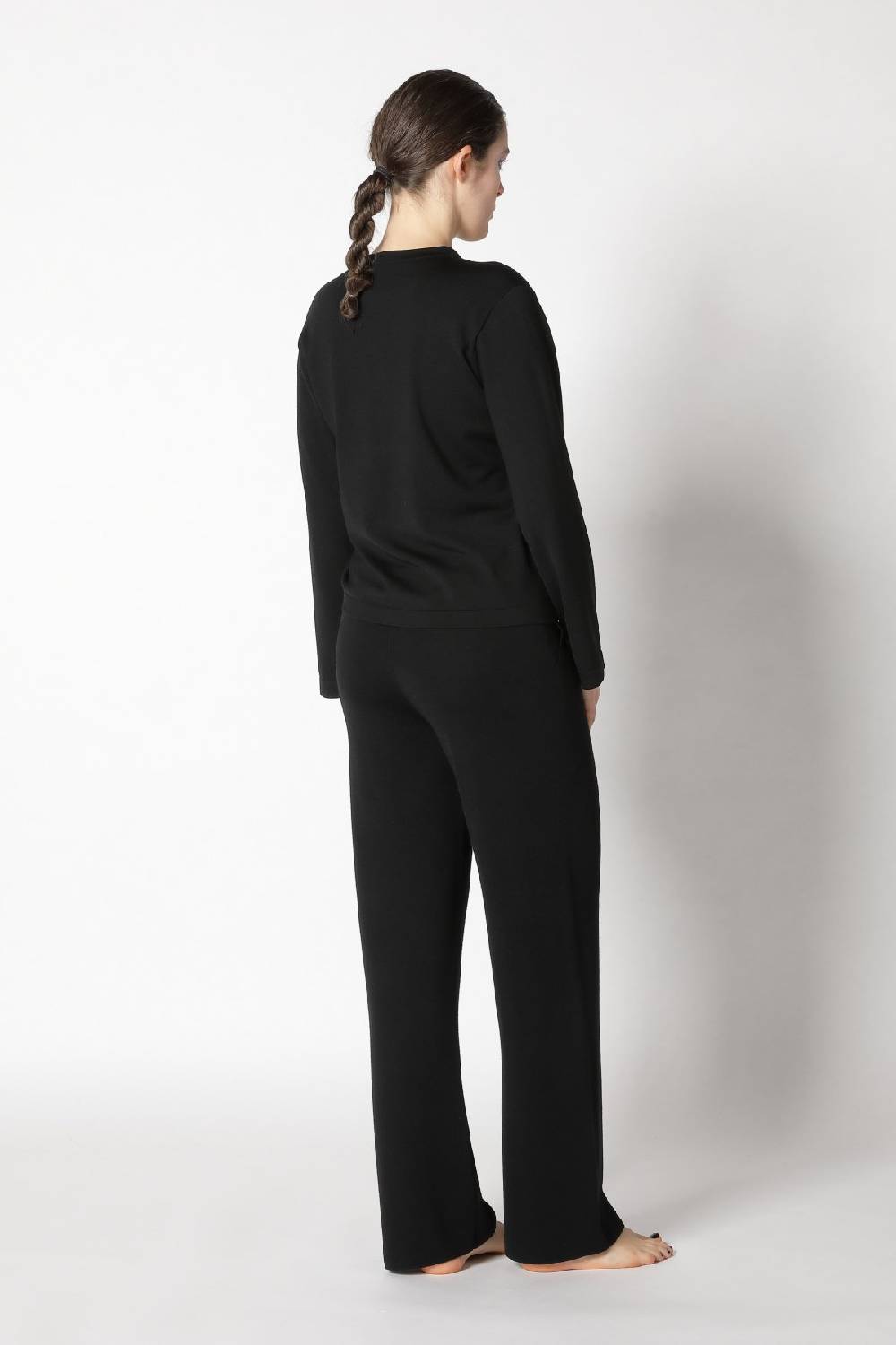 Sminfinity stretchy crewneck + milano palazzo pants Fabrikverkauf