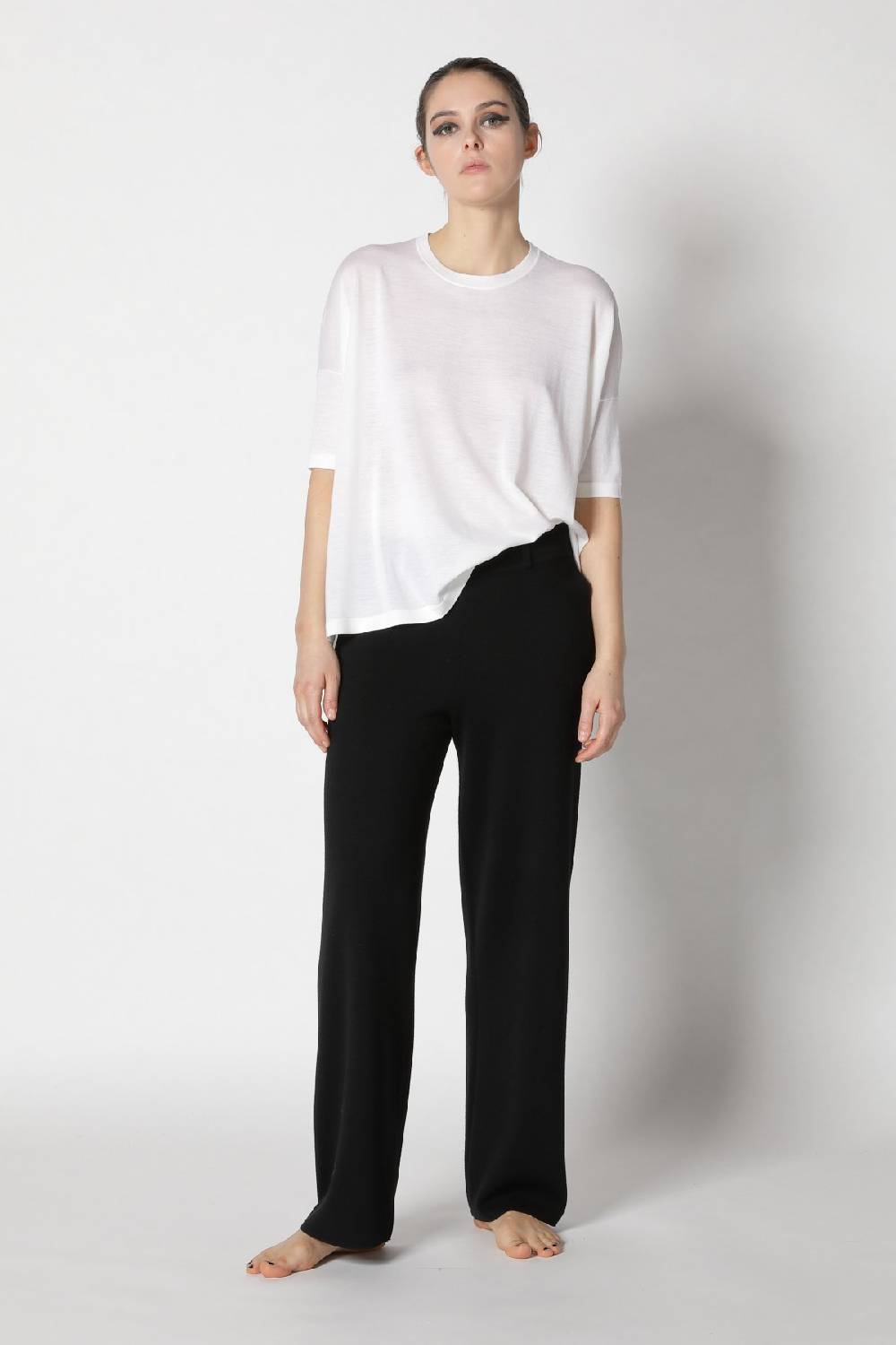 Sminfinity flowing cape jumper + milano palazzo pants