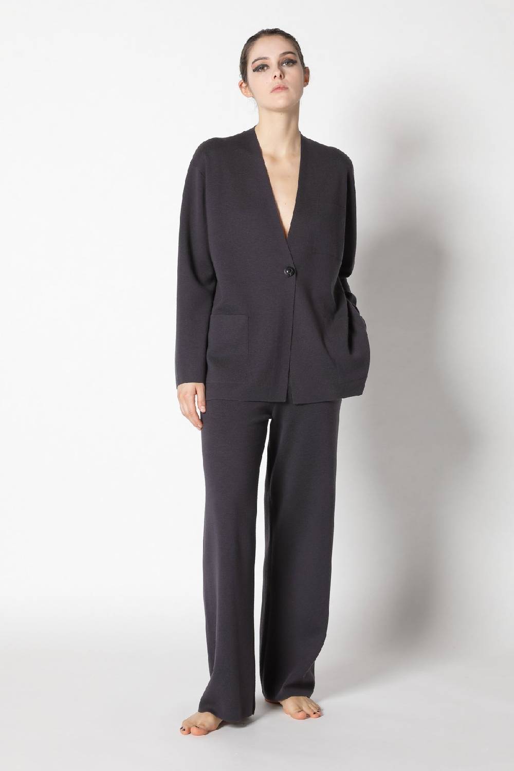 Sminfinity milano one button jacket + milano palazzo pants