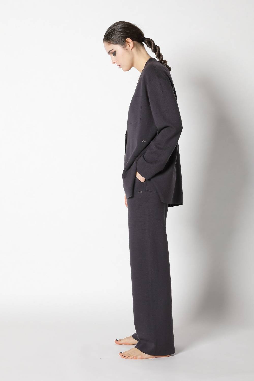 Sminfinity milano one button jacket + milano palazzo pants Online