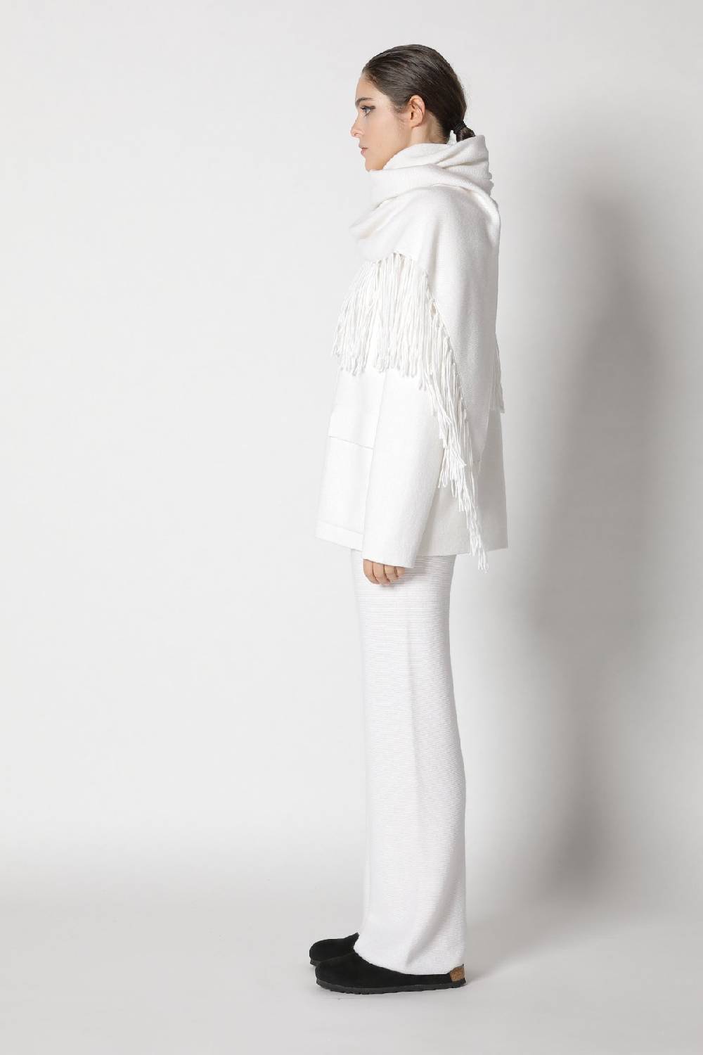 Sminfinity doubleface shirtjacket + garter triangle + garter palazzo pants Schlussverkauf