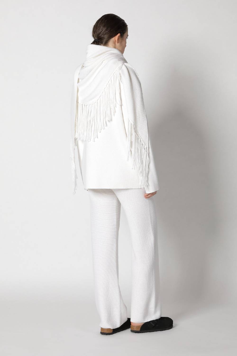 Sminfinity doubleface shirtjacket + garter triangle + garter palazzo pants Schlussverkauf