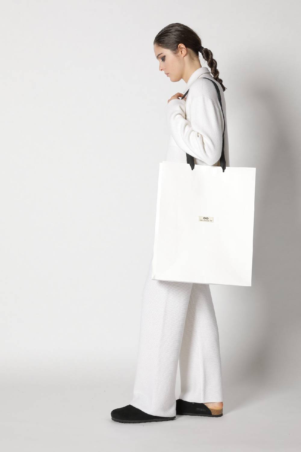 Sminfinity doubleface shirtjacket + garter palazzo pants Günstiger Verkauf