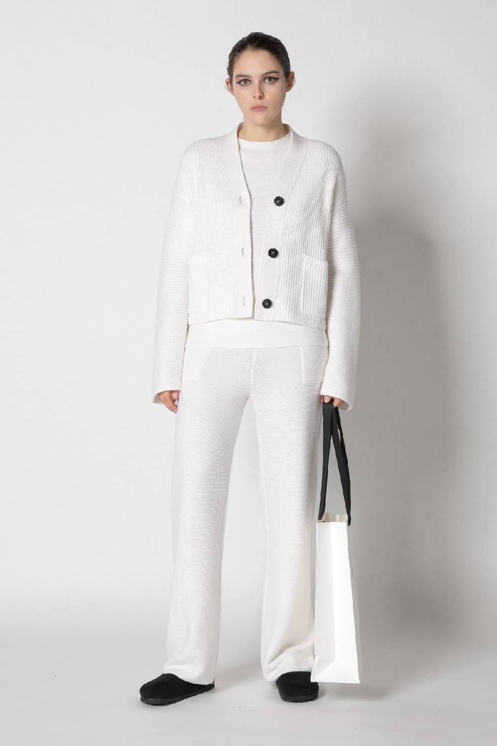 Sminfinity slouchy rib cardigan + garter T jumper + garter palazzo pants Meist gekauft