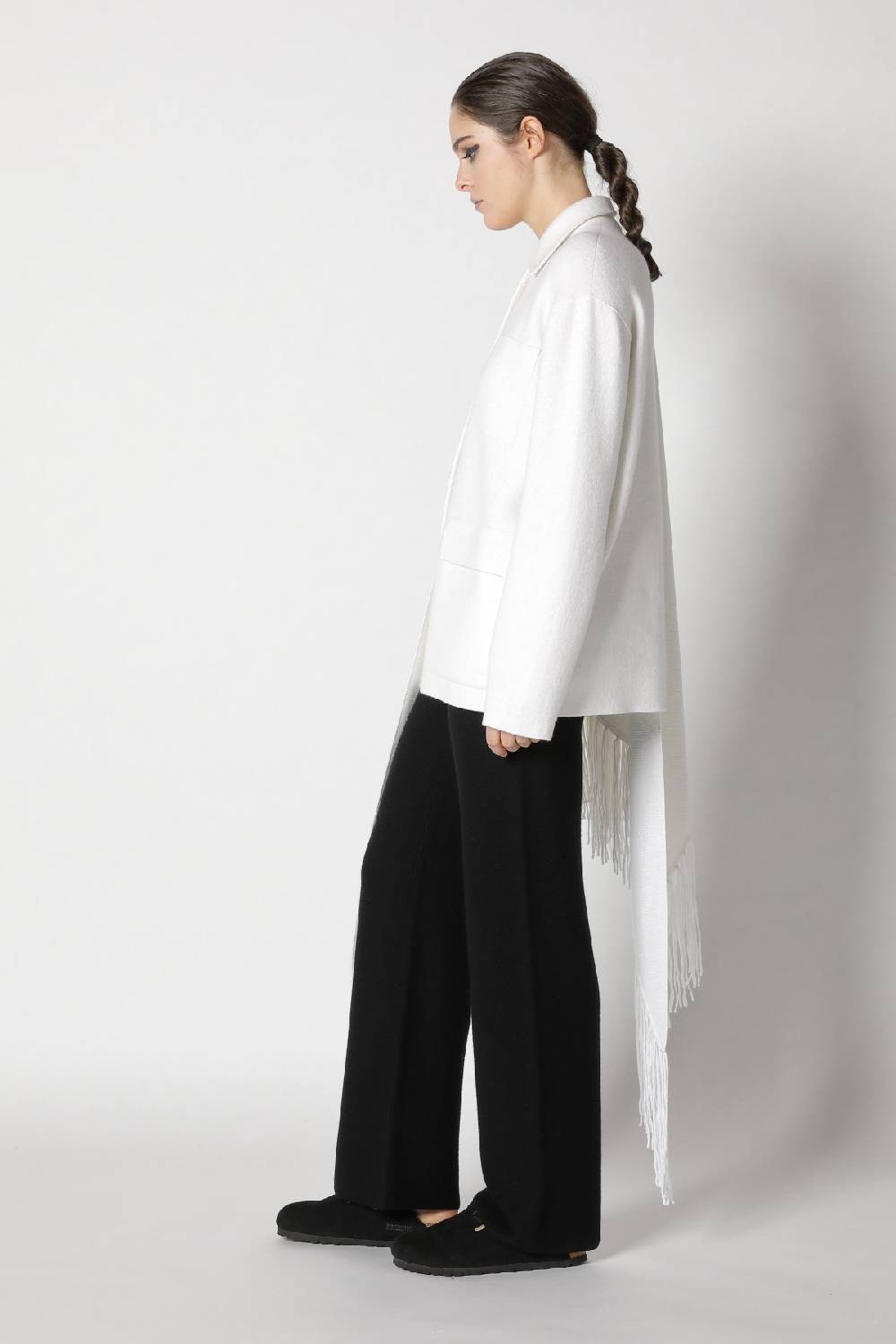 Sminfinity doubleface shirtjacket + garter palazzo pants + garter triangel Online