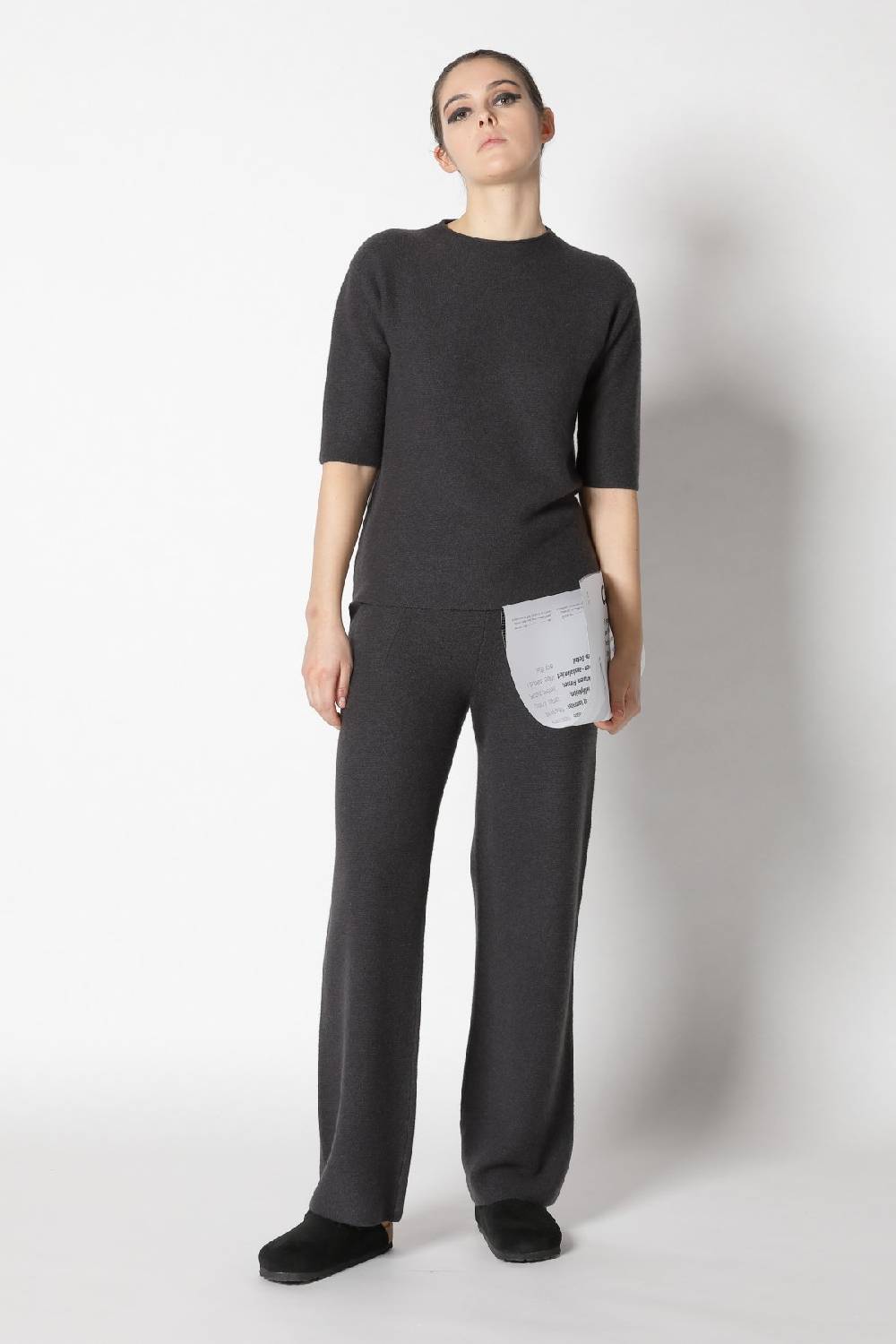 Sminfinity garter T jumper + garter palazzo pants Online