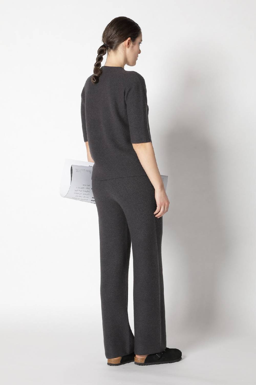 Sminfinity garter T jumper + garter palazzo pants Online