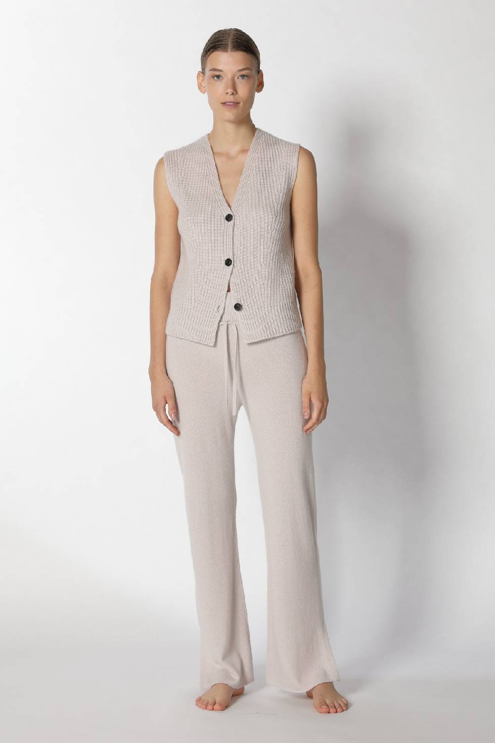 Sminfinity pure icon rib vest + pure slitted pants im Angebot