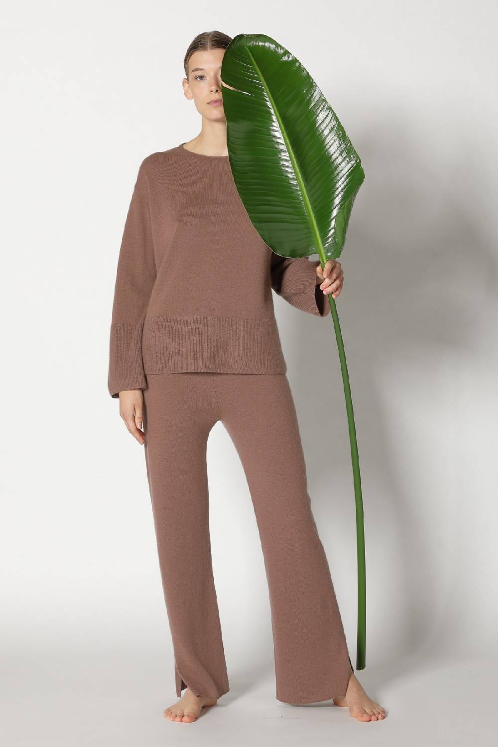 Sminfinity pure A jumper + pure slitted pants Outlet