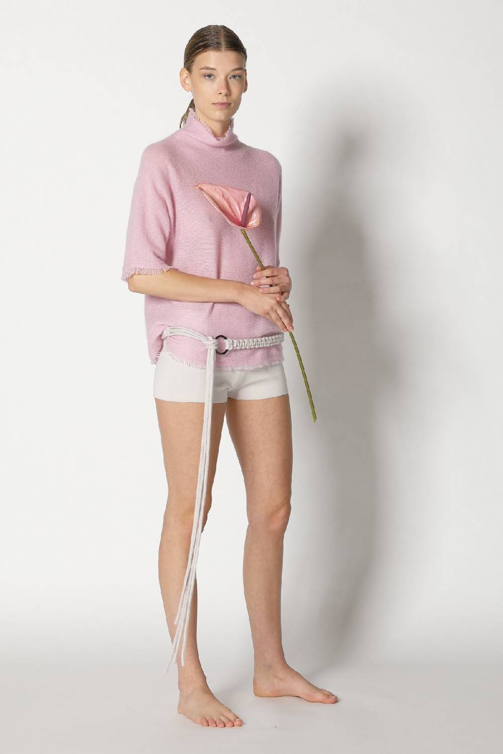 Sminfinity fluffy fringe turtle top + hang loose ring belt Meist gekauft
