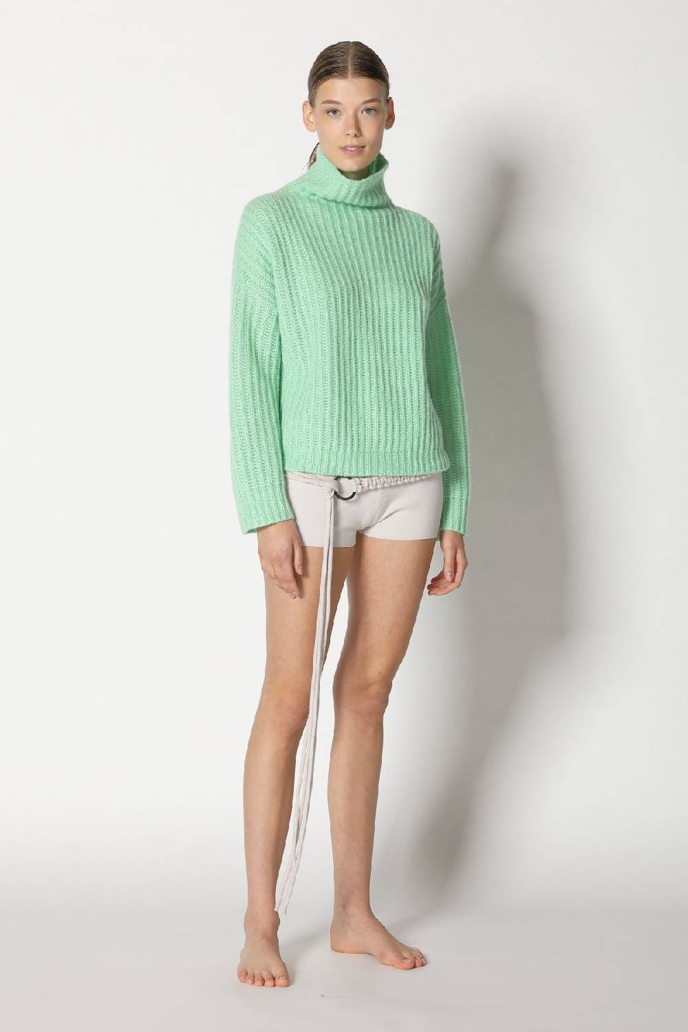 Sminfinity fluffy rib turtle + hang loose ring belt im Angebot
