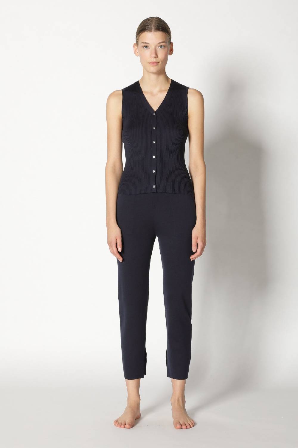 Sminfinity silky rib vest + silky cropped pants Angebote