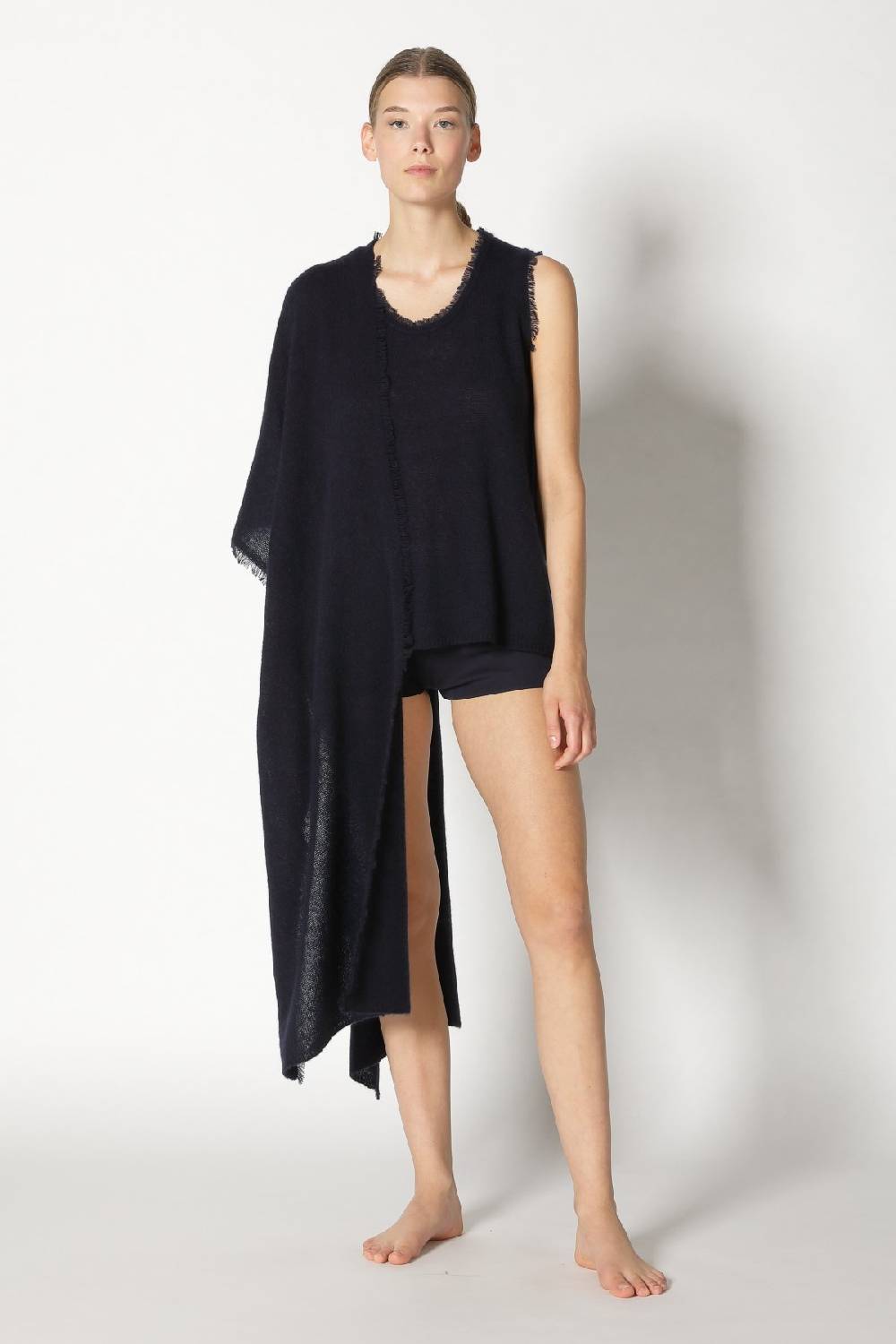 Sminfinity fluffy fringe plaid + fluffy fringe jacket + fluffy fringe crew top Hotsell