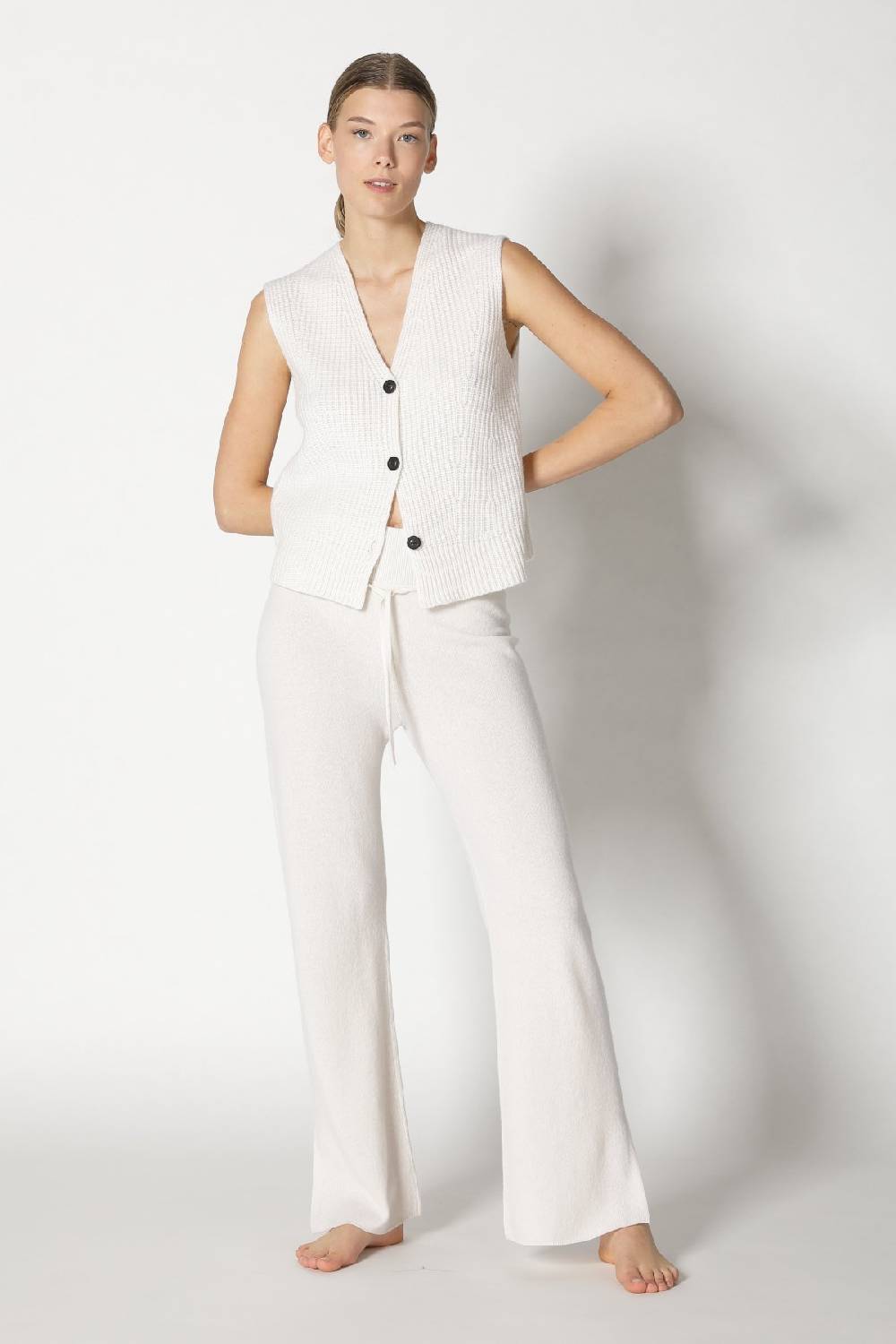 Sminfinity pure icon rib vest + pure slitted pants Auslauf