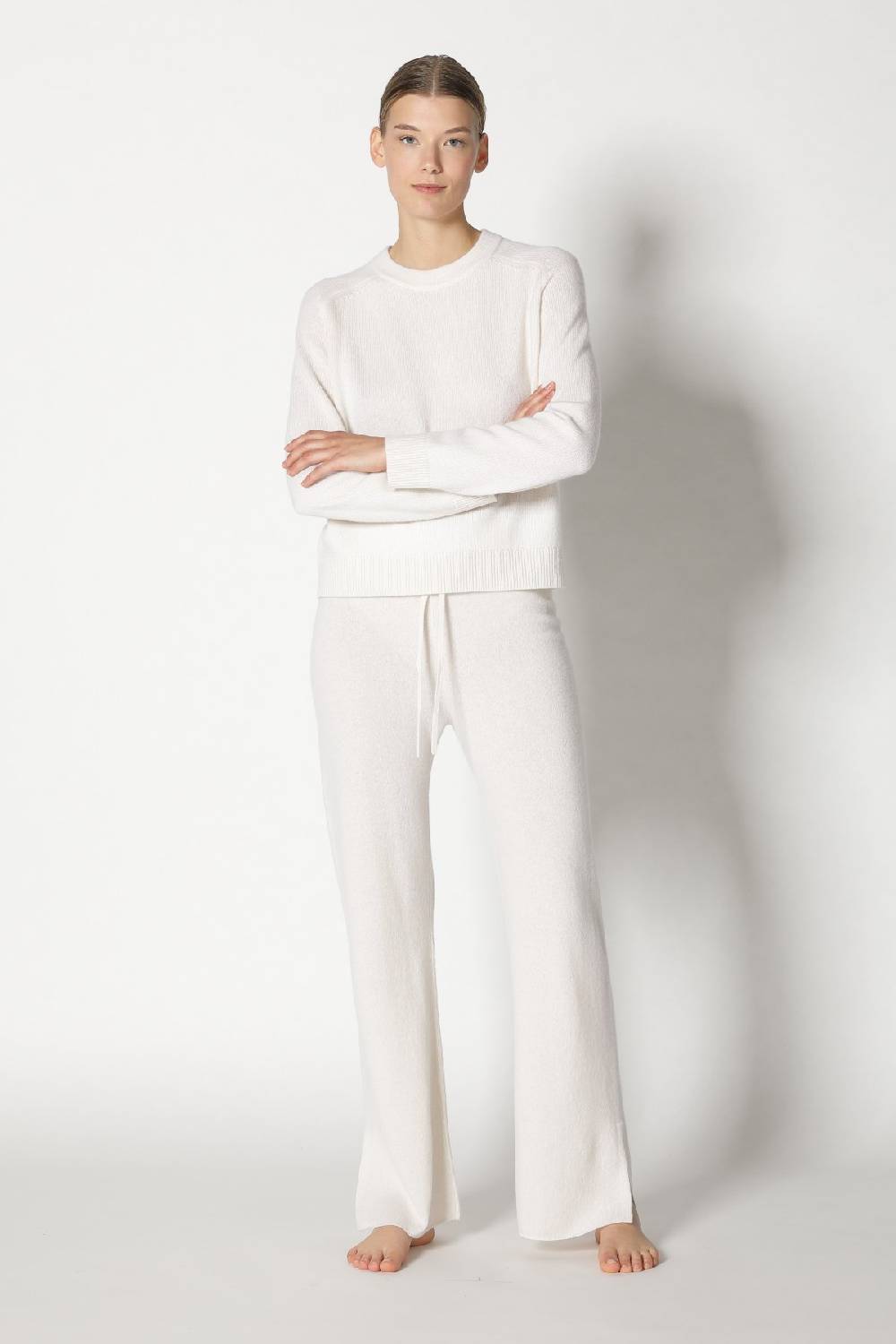 Sminfinity pure 2 ply crew jumper + pure slitted pants