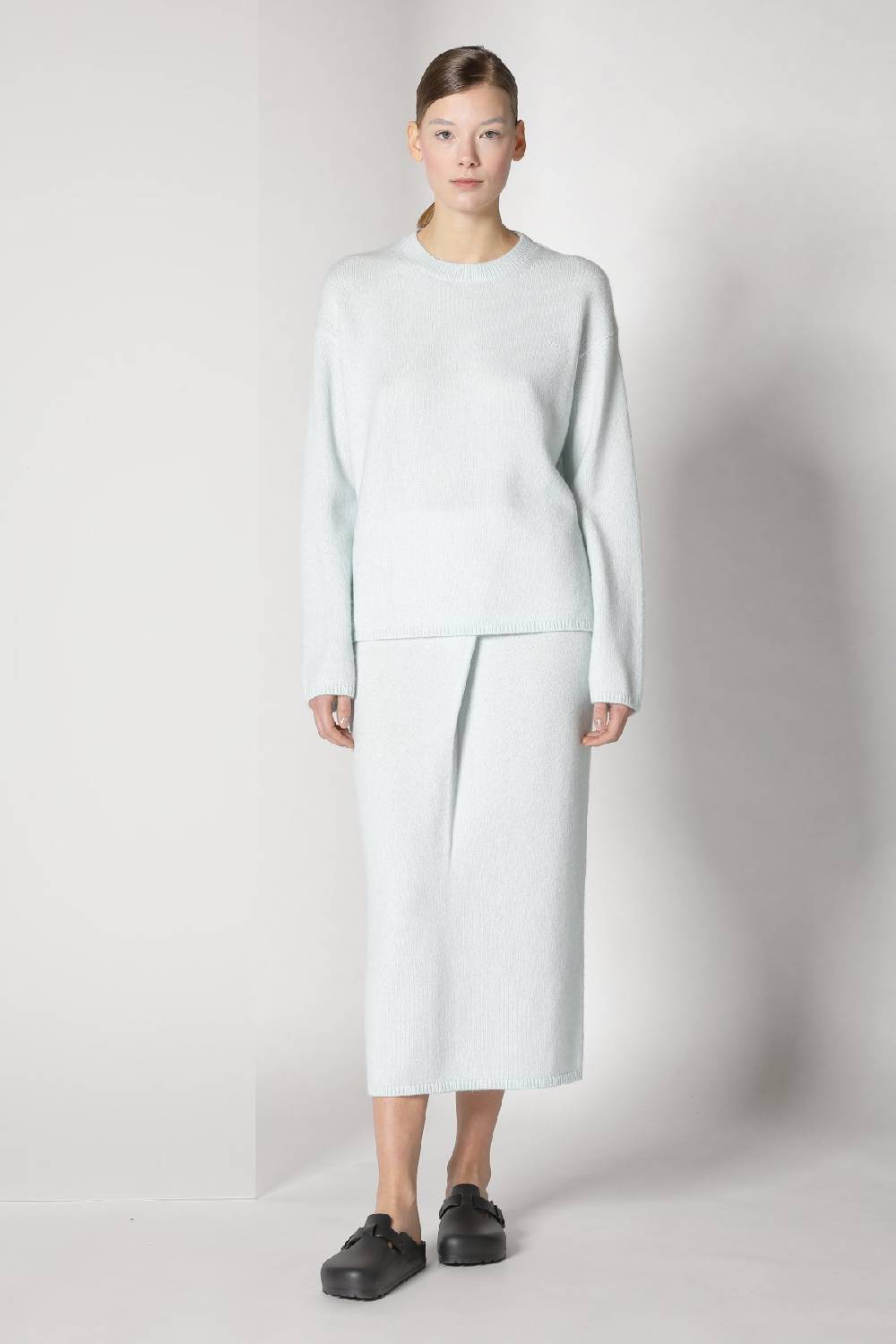 Sminfinity blurry ribbed scarf + blurry crew jumper + blurry tulip skirt Angebote