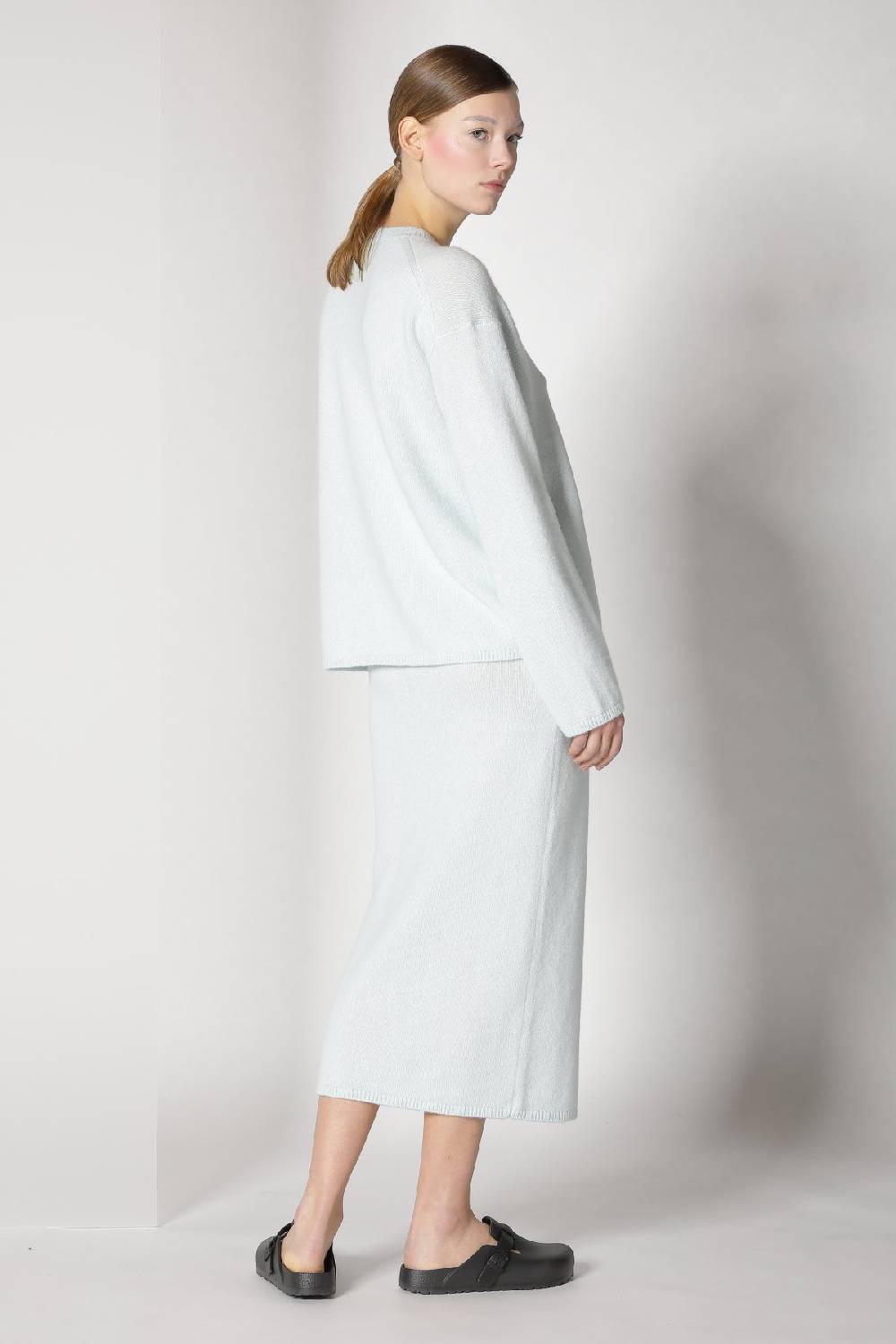 Sminfinity blurry ribbed scarf + blurry crew jumper + blurry tulip skirt Angebote