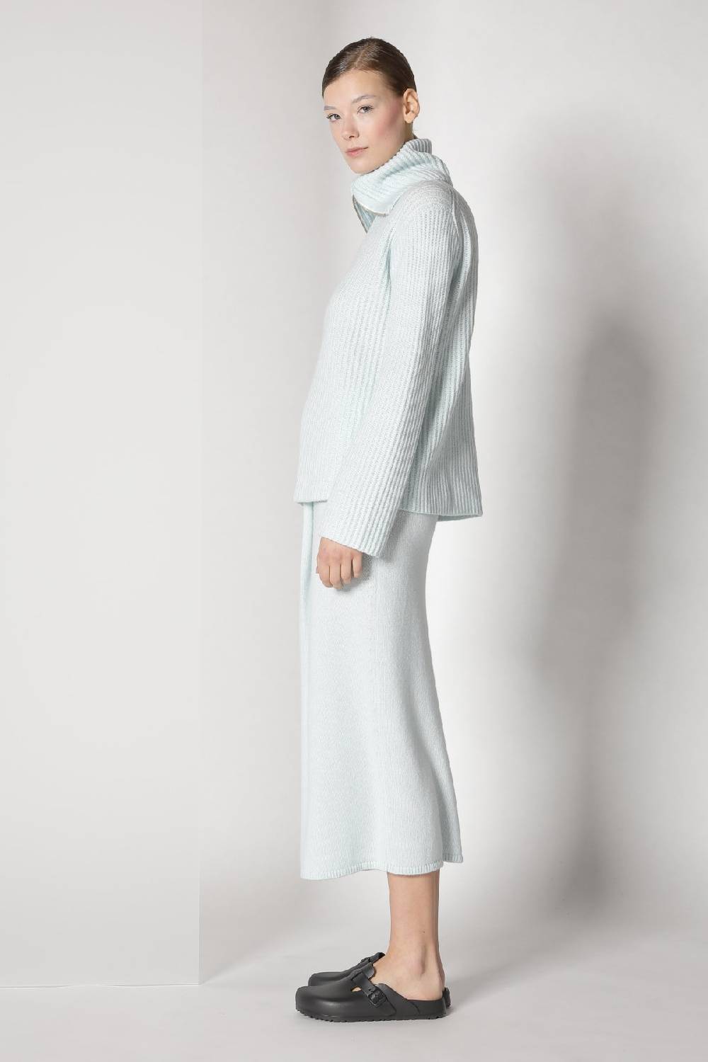 Sminfinity blurry ribbed zip-jumper + blurry tulip skirt Hotsell