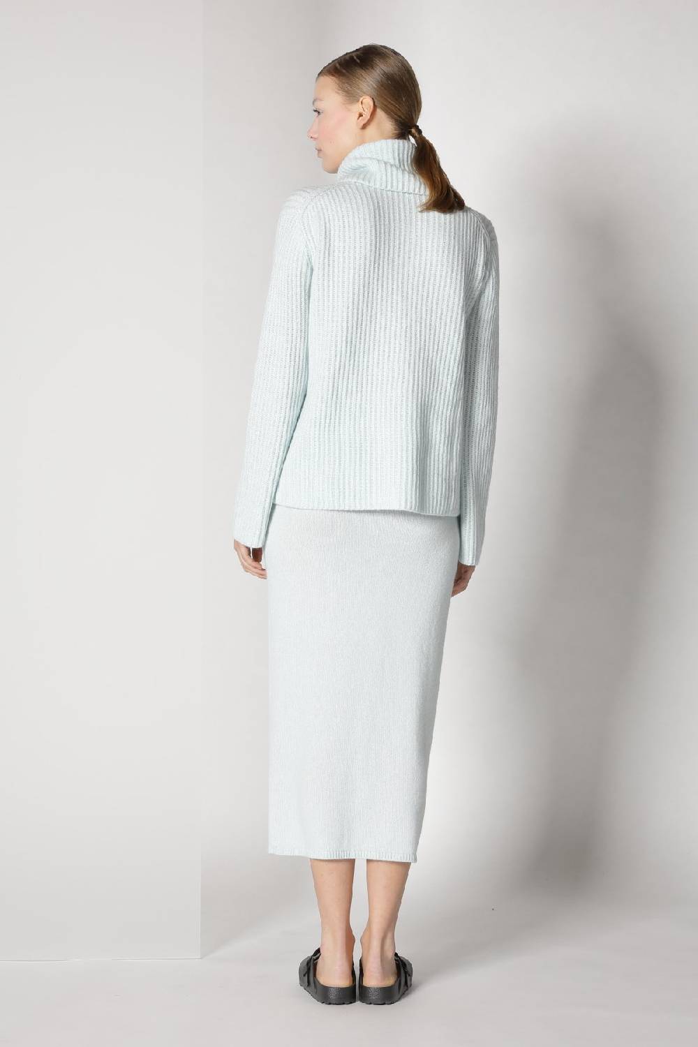 Sminfinity blurry ribbed zip-jumper + blurry tulip skirt Hotsell