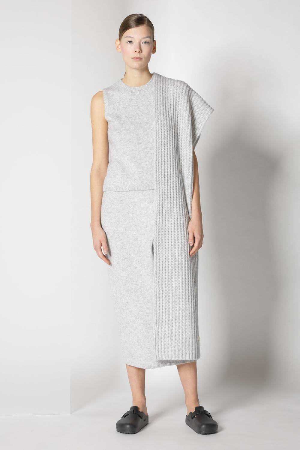 Sminfinity blurry ribbed scarf + blurry crew top + blurry tulip skirt Verkauf