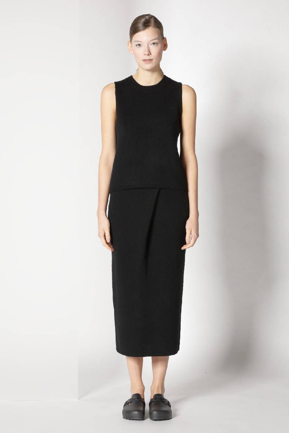 Sminfinity blurry ribbed zip-jacket + blurry crew top + blurry tulip skirt Schlussverkauf