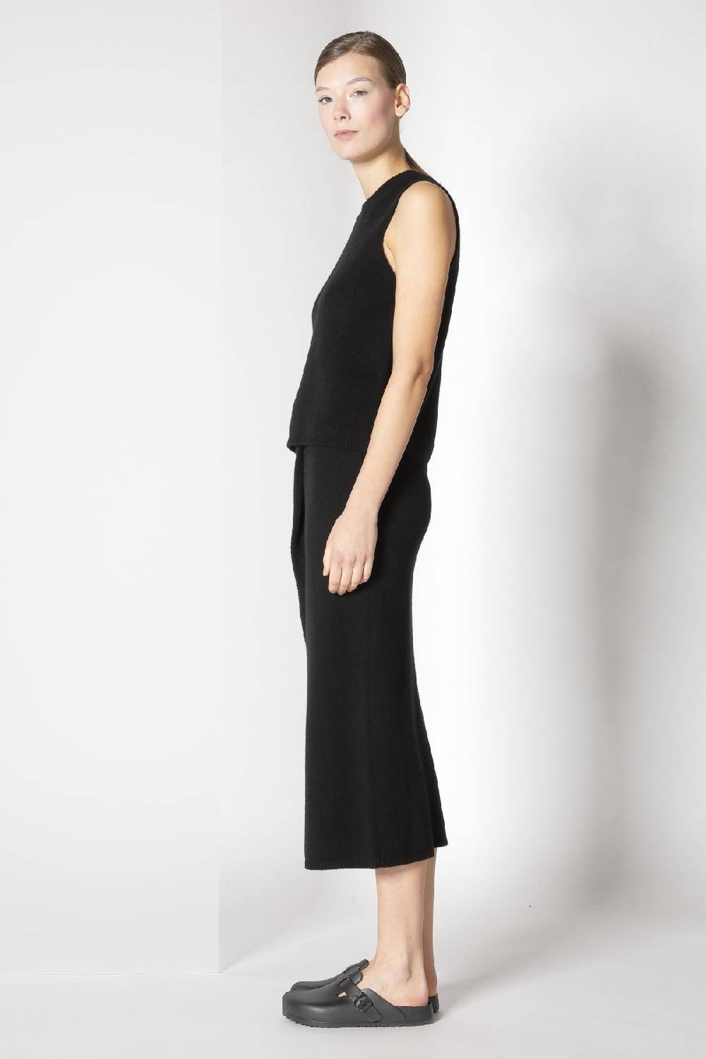 Sminfinity blurry ribbed zip-jacket + blurry crew top + blurry tulip skirt Schlussverkauf