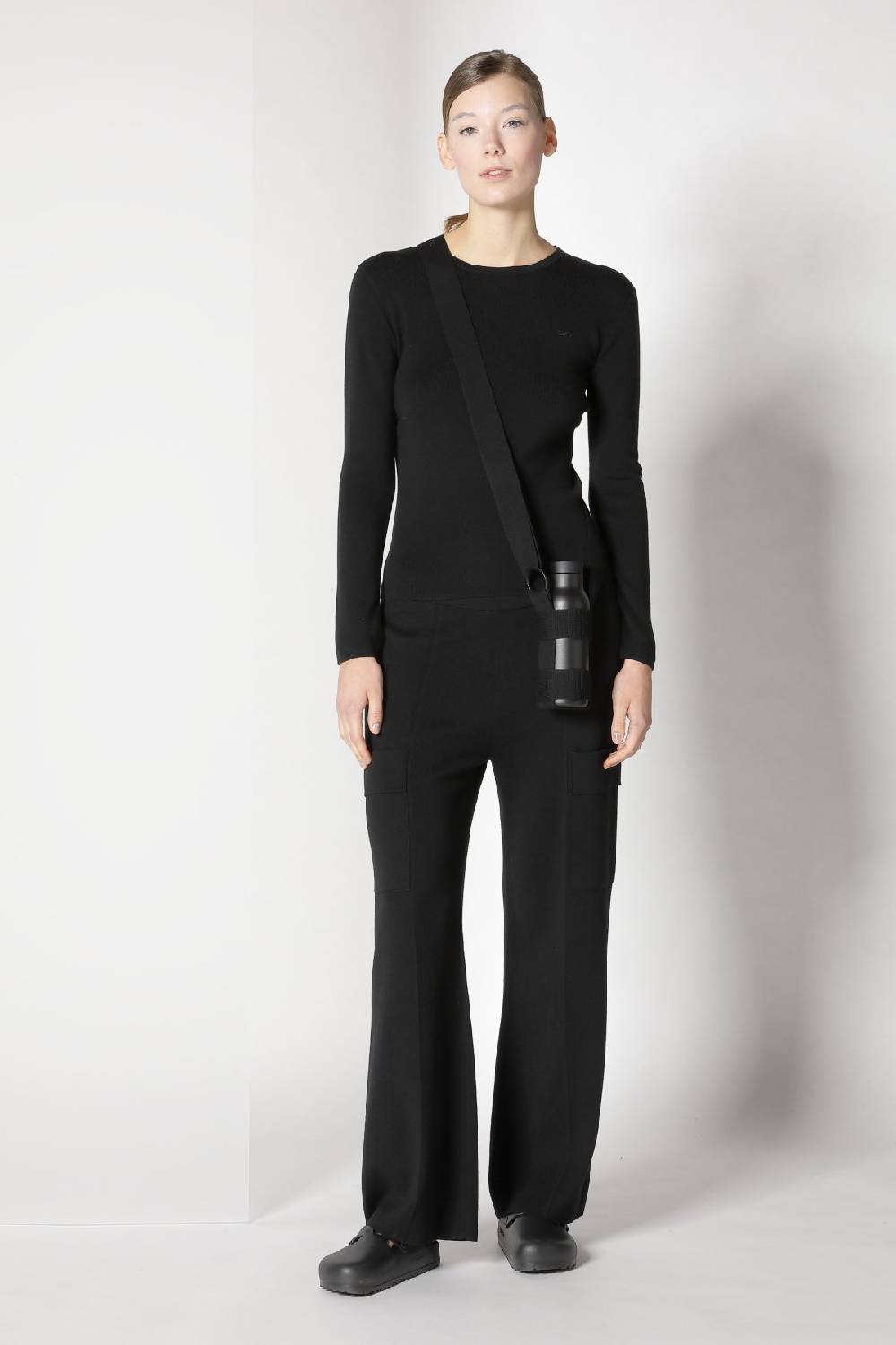 Sminfinity fitted crewneck + cargo bellbottom pants Blitzverkäufe