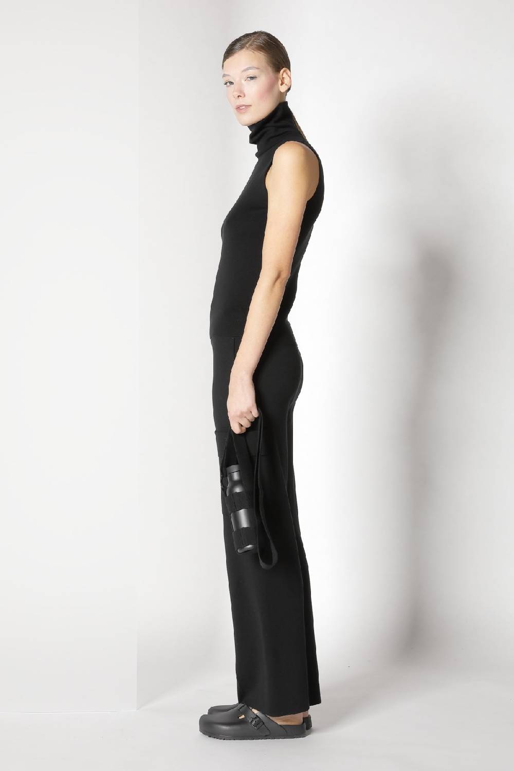 Sminfinity fitted turtle top + cargo bellbottom pants Online