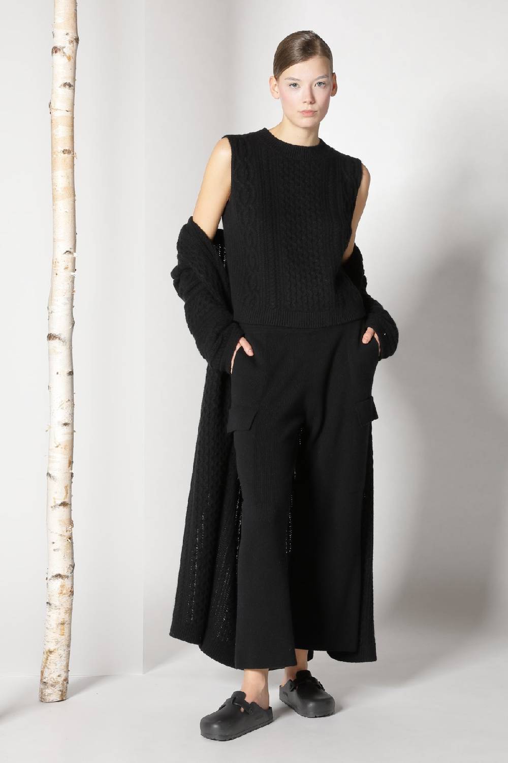 Sminfinity chilly cable maxi coat + chilly cable top + chilly cargo pants Fabrikverkauf